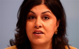 Baroness Warsi answered questions on behalf of the British Government