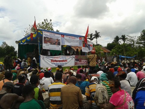 Rallies were held across West Papua in support of the launch