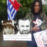 Protest in UK for the release of French Journalists, Thomas Dandois and Valentine Bourrat1