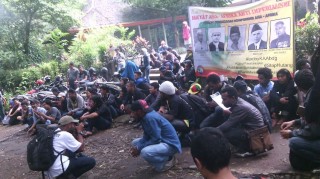 West Papuans in Jakarta protesting against the Asian Africa Conference  