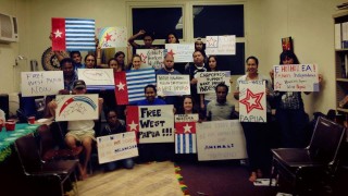 Free West Papua supporters in Hawaii coordinating support on 1st December 